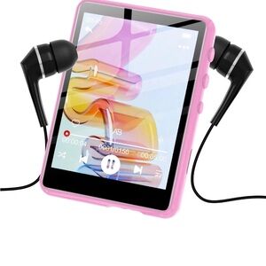 Conrain Mp3 Player Pink 128GB With Bluetooth M4S 64GB Sealed